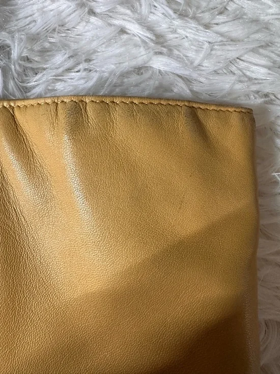 Loewe lamb skin pale yellow Leather Tote with Dual Top Handles - Picture 13 of 15